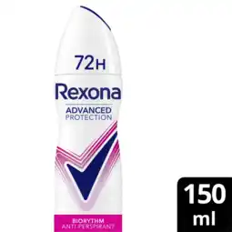 Albert Heijn Rexona Ultra biorythm anti-transpirant spray aanbieding
