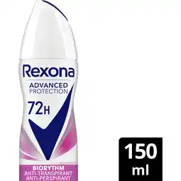 Albert Heijn Rexona Ultra biorythm anti-transpirant spray aanbieding