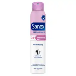 Albert Heijn Sanex Derma care invisible deodorant spray aanbieding