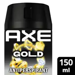 Albert Heijn Axe Gold anti-transpirant spray aanbieding