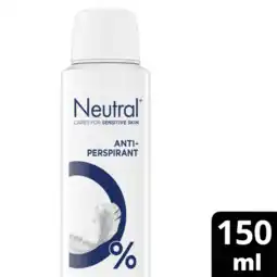 Albert Heijn Neutral Anti-transpirant deodorant spray aanbieding