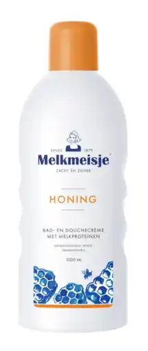 Albert Heijn Melkmeisje Bad & douche honing aanbieding