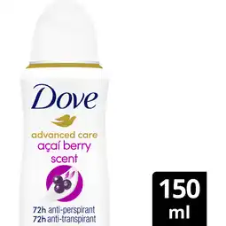 Albert Heijn Dove Acai & waterlily anti-transpirant spray aanbieding