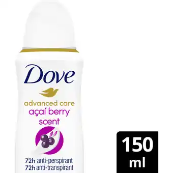 Albert Heijn Dove Acai & waterlily anti-transpirant spray aanbieding