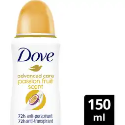 Albert Heijn Dove Passievrucht citroengras deodorant spray aanbieding