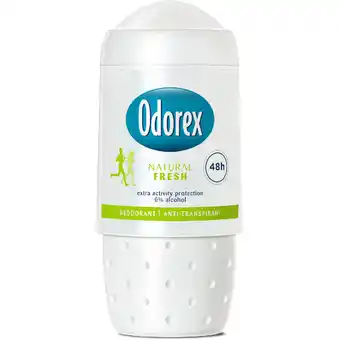 Albert Heijn Odorex Natural fresh deodorant roller aanbieding