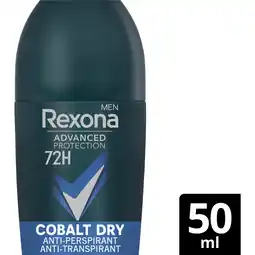 Albert Heijn Rexona Men dry cobalt anti-transpirant roller aanbieding