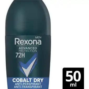 Albert Heijn Rexona Men dry cobalt anti-transpirant roller aanbieding