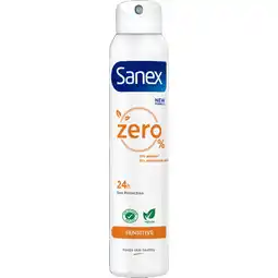 Albert Heijn Sanex Zero% sensitive deodorant spray aanbieding