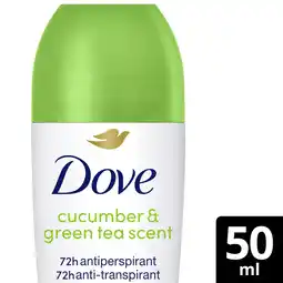 Albert Heijn Dove Anti-transpirant roller komkommer aanbieding