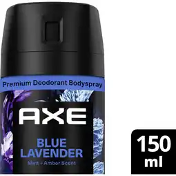 Albert Heijn Axe Blue lavender deodorant bodyspray aanbieding