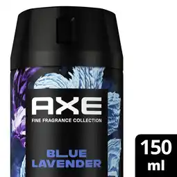 Albert Heijn Axe Blue lavender deodorant bodyspray aanbieding