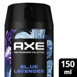 Albert Heijn Axe Blue lavender deodorant bodyspray aanbieding