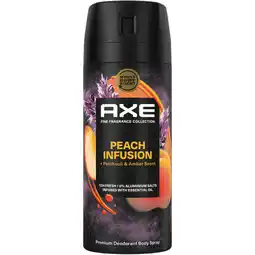 Albert Heijn Axe Peach infusion deodorant bodyspray aanbieding