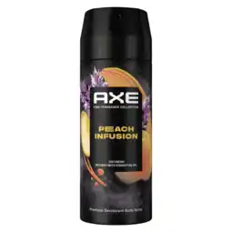 Albert Heijn Axe Peach infusion deodorant bodyspray aanbieding