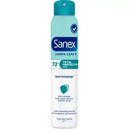 Albert Heijn Sanex Derma care total protect deodorant spray aanbieding