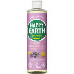 Albert Heijn Happy Earth Pure shower gel lavender ylang aanbieding