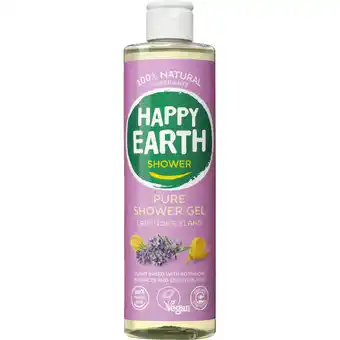 Albert Heijn Happy Earth Pure shower gel lavender ylang aanbieding