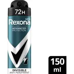 Albert Heijn Rexona Men invisible anti-transpirant spray aanbieding
