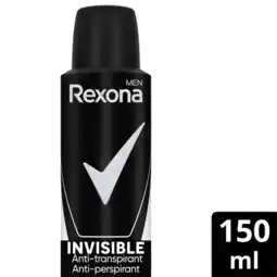 Albert Heijn Rexona Men invisible anti-transpirant spray aanbieding