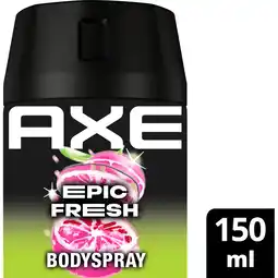 Albert Heijn Axe Epic fresh deodorant bodyspray aanbieding