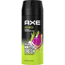 Albert Heijn Axe Epic fresh deodorant bodyspray aanbieding