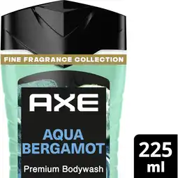 Albert Heijn Axe Aqua bergamot + fine fragrance showergel aanbieding