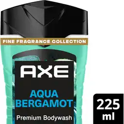 Albert Heijn Axe Aqua bergamot + fine fragrance showergel aanbieding