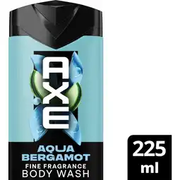 Albert Heijn Axe Aqua bergamot + fine fragrance showergel aanbieding