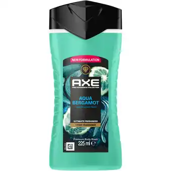 Albert Heijn Axe Aqua bergamot + fine fragrance showergel aanbieding