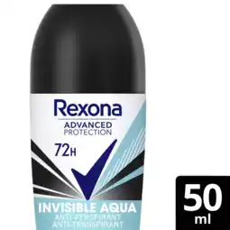 Albert Heijn Rexona Anti-transpirant invisible aqua roller aanbieding