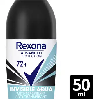 Albert Heijn Rexona Anti-transpirant invisible aqua roller aanbieding