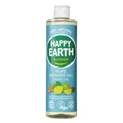 Albert Heijn Happy Earth Pure shower gel cedar lime aanbieding