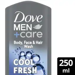 Albert Heijn Dove Men+care cool fresh douchegel aanbieding