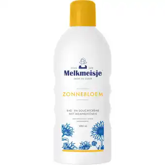 Albert Heijn Melkmeisje Zonnebloem/melk bad & douche aanbieding