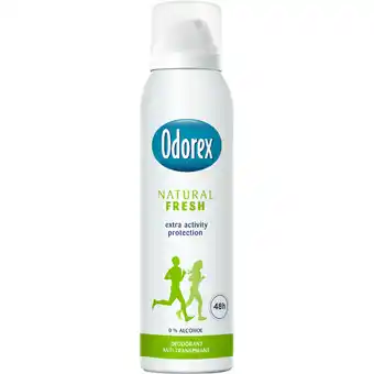 Albert Heijn Odorex Natural fresh deodorant spray aanbieding