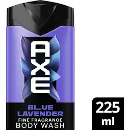 Albert Heijn Axe Blue lavender + fine fragrance showergel aanbieding