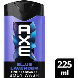 Albert Heijn Axe Blue lavender + fine fragrance showergel aanbieding