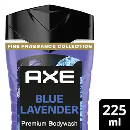 Albert Heijn Axe Blue lavender + fine fragrance showergel aanbieding