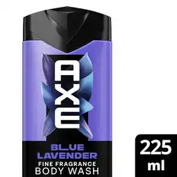 Albert Heijn Axe Blue lavender + fine fragrance showergel aanbieding