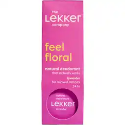 Albert Heijn The Lekker Company Natural deodorant lavender aanbieding