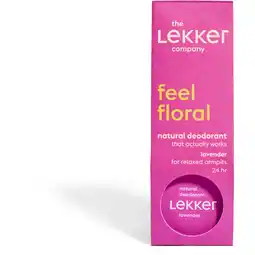 Albert Heijn The Lekker Company Natural deodorant lavender aanbieding
