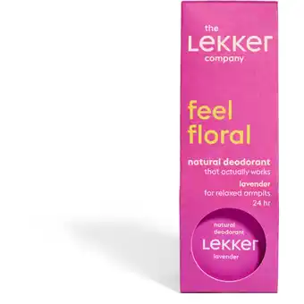 Albert Heijn The Lekker Company Natural deodorant lavender aanbieding