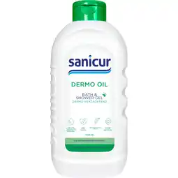 Albert Heijn Sanicur Douche dermo oil aanbieding
