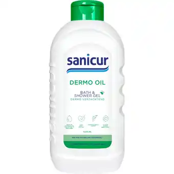 Albert Heijn Sanicur Douche dermo oil aanbieding