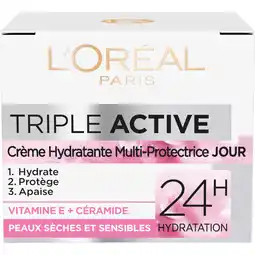 Albert Heijn L'Oréal Triple active hyraterende dagcrème aanbieding