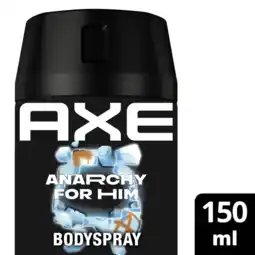Albert Heijn Axe Anarchy for him deodorant bodyspray aanbieding