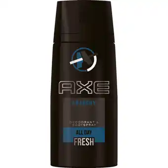 Albert Heijn Axe Anarchy for him deodorant bodyspray aanbieding