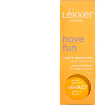 Albert Heijn The Lekker Company Natural deodorant mandarin lemon aanbieding