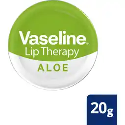Albert Heijn Vaseline Lippenbalsem aloe vera aanbieding